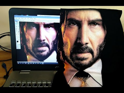 Цветоделение для шелкографии 17 CMYK на черную ткань