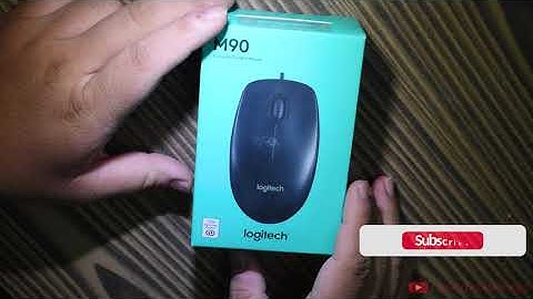 Unboxing the Logitech M90 Full-Size Corded Mouse