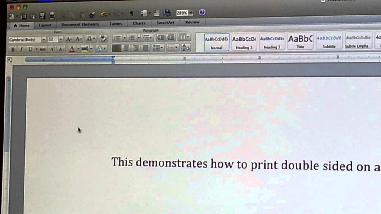 How to Print Doublesided using a Mac Computer YouTube