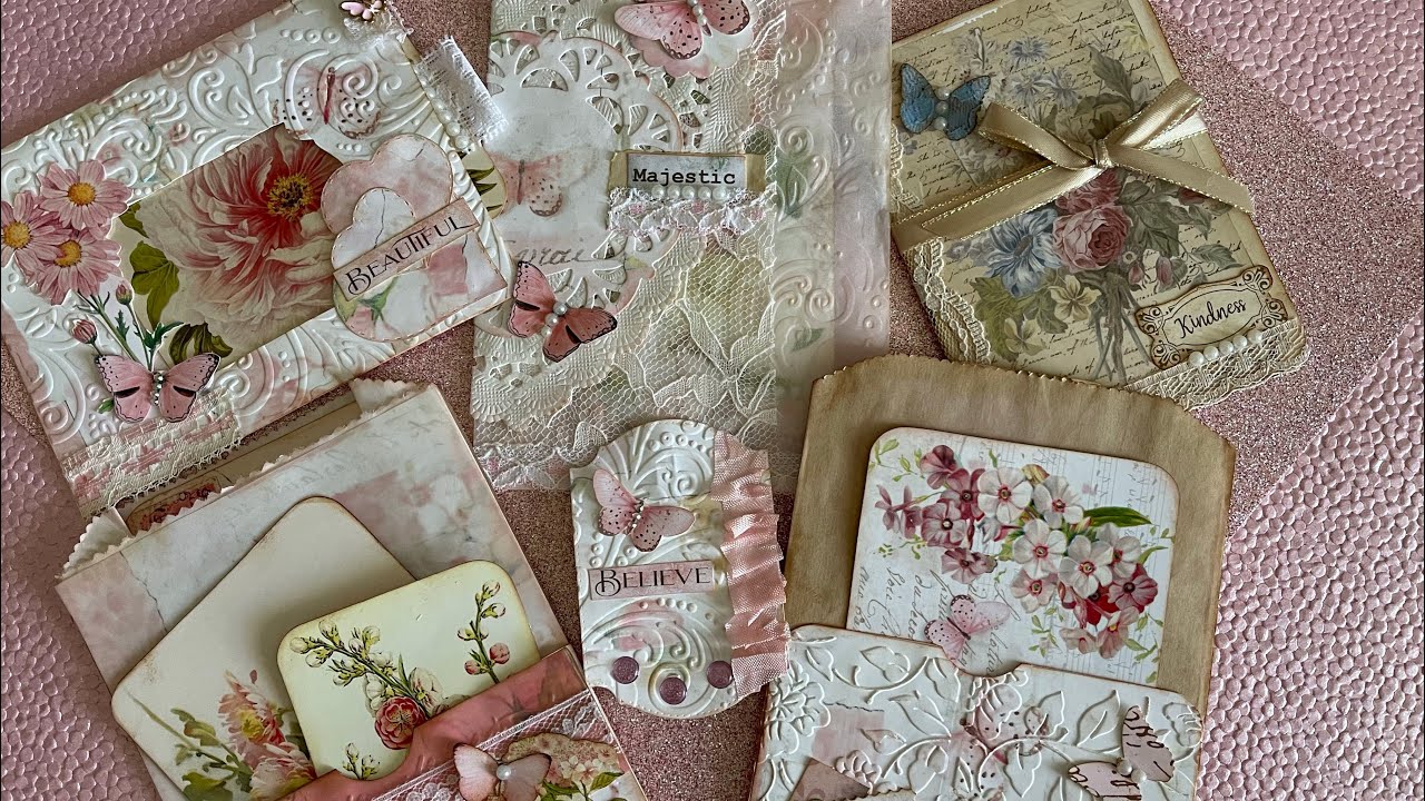 Pink Ephemera Shabby- Craft & Chat & Show