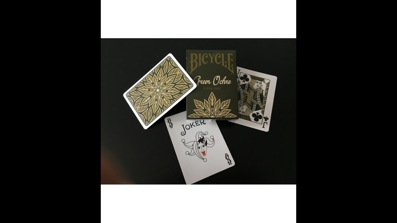 Bicycle Green Ochre Deck Review YouTube