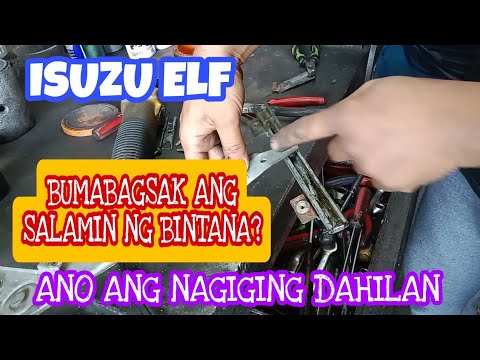 ISUZU ELF, How to fix broken power window regulator - YouTube