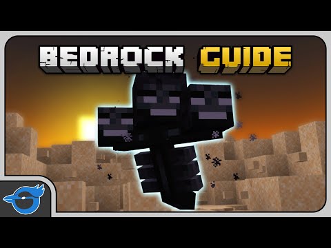 WITHER BOSS: 2 Ways to Fight and Win | Bedrock Guide 026 | Survival Tutorial Lets Play
