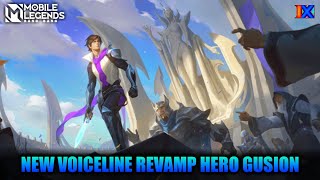 NEW VOICE AND QUOTES REVAMP HERO GUSION | NEW VOICELINE | MLBB