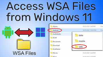 Access Files from Windows Subsystem for Android | Sideload Android Apps Windows 11