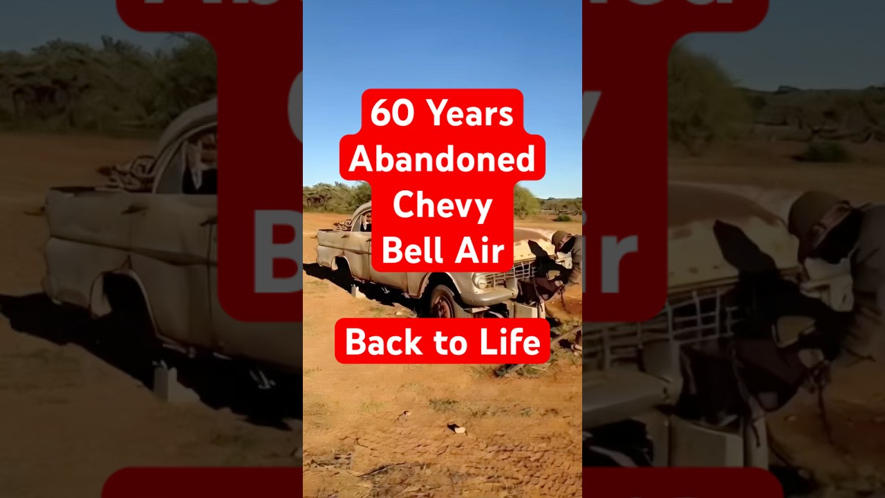 Abandoned Chevy Bell Air in a Barren Field… Back to Life After 60 Years... Part 1 #restoration
