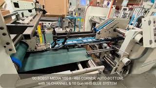 2000 BOBST Media 100 II A2 Straight Line Folding/Gluing Line