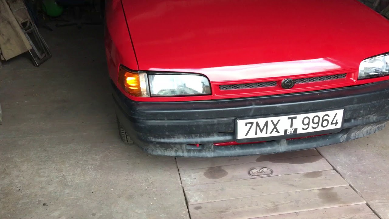 Mazda 323 BG USDM lights YouTube