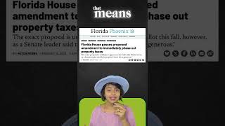 Florida Bill Could Cut Property Taxes 80-90% 🚨🏡