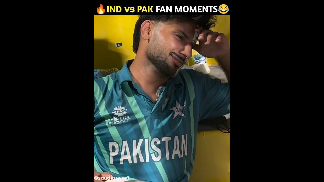 🔥IND vs PAK Fan Moments😂
