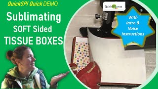 How to Sublimate Polyester Tissue Boxes (Fabric) REAL DEMO with Time, Temperature, TIPS & RESULTS