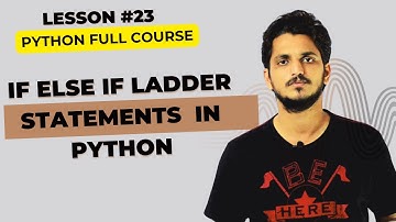 if else if Ladder Statement in Python || Lesson 23 || Python for Beginners ||