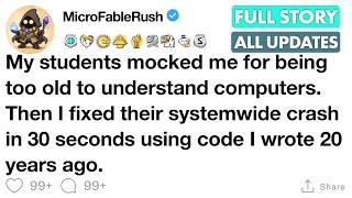 (Full story) I Fixed a Schoolwide Crash With 20-Year-Old Code After Students Mocked My Age