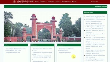 AMU के बड़े Update साथ में Self Finance के Application फॉर्म भी | Aligarh Muslim University Admission