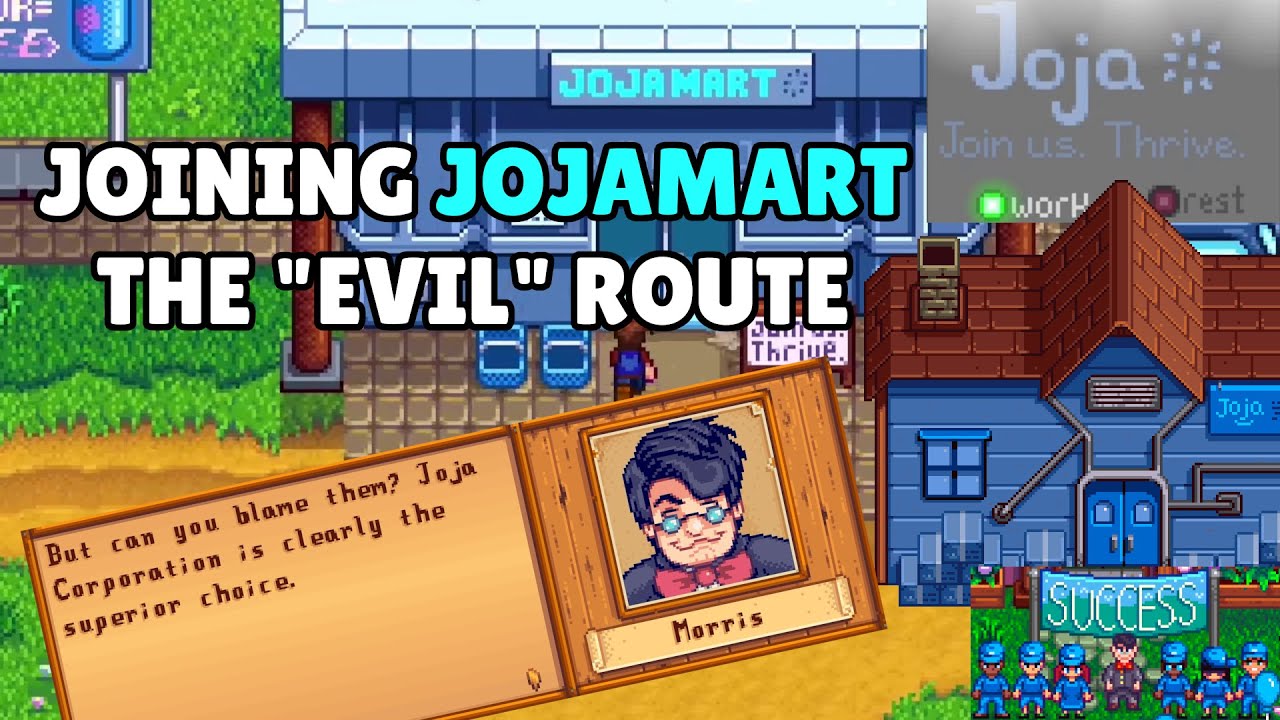 Joja Mart Stardew Valley S Evil Route Now With A Tour Youtube