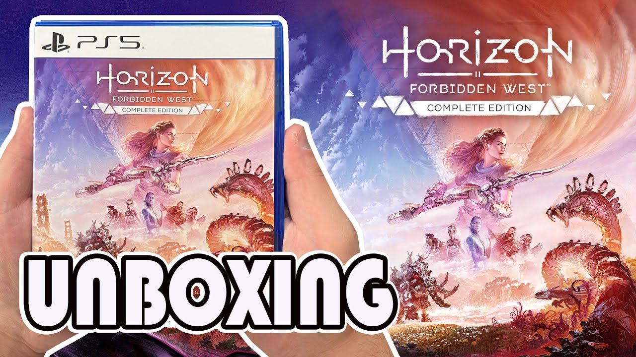 Horizon Forbidden West Complete Edition (PS5) Unboxing 