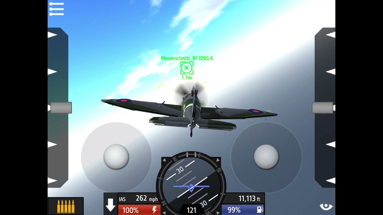 Spitfire vs BF-109 Epic Duel 