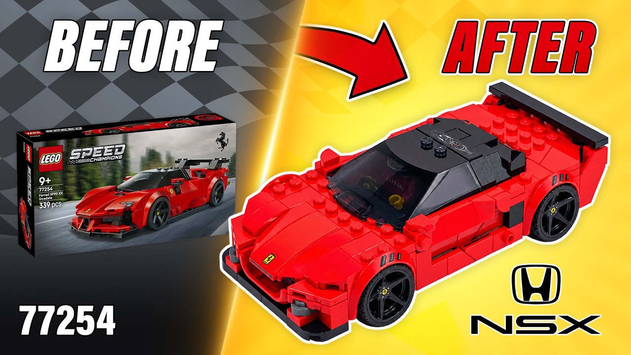 LEGO Speed Champions Honda NSX MOC (77254)[257 pcs] Alternate