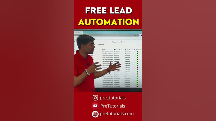 Lead Automation  #Shorts