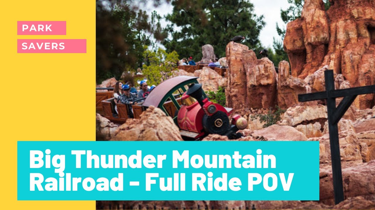 Big Thunder Mountain Railroad Disneyland - Full Ride POV 4K