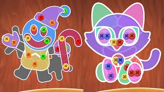 Wood Screw Cat Gameplay | Unscrew Jam Puzzle Game