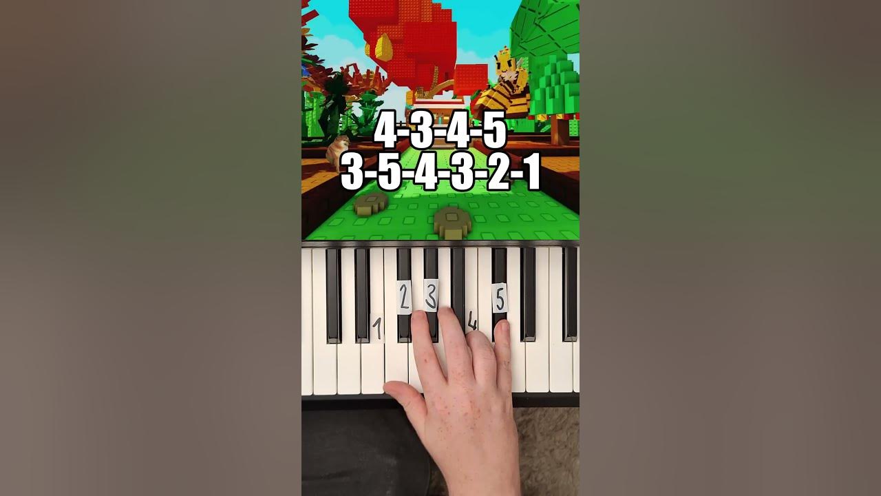 Grow A Garden Theme Piano Tutorial #shorts