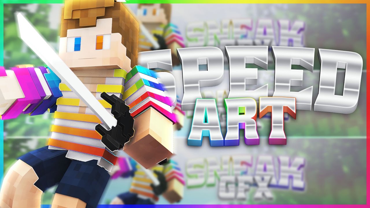 Minecraft Speed Art Banner •• [ SNEAKGFX ] Comeback GFX - YouTube