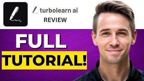 How To Use TurboLearn AI Full Tutorial 2025