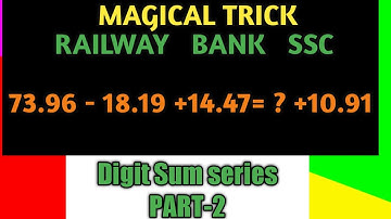Digital Sum Concept for SSC BANK CAT|Calculation tricks|Vedic maths|Digit sum