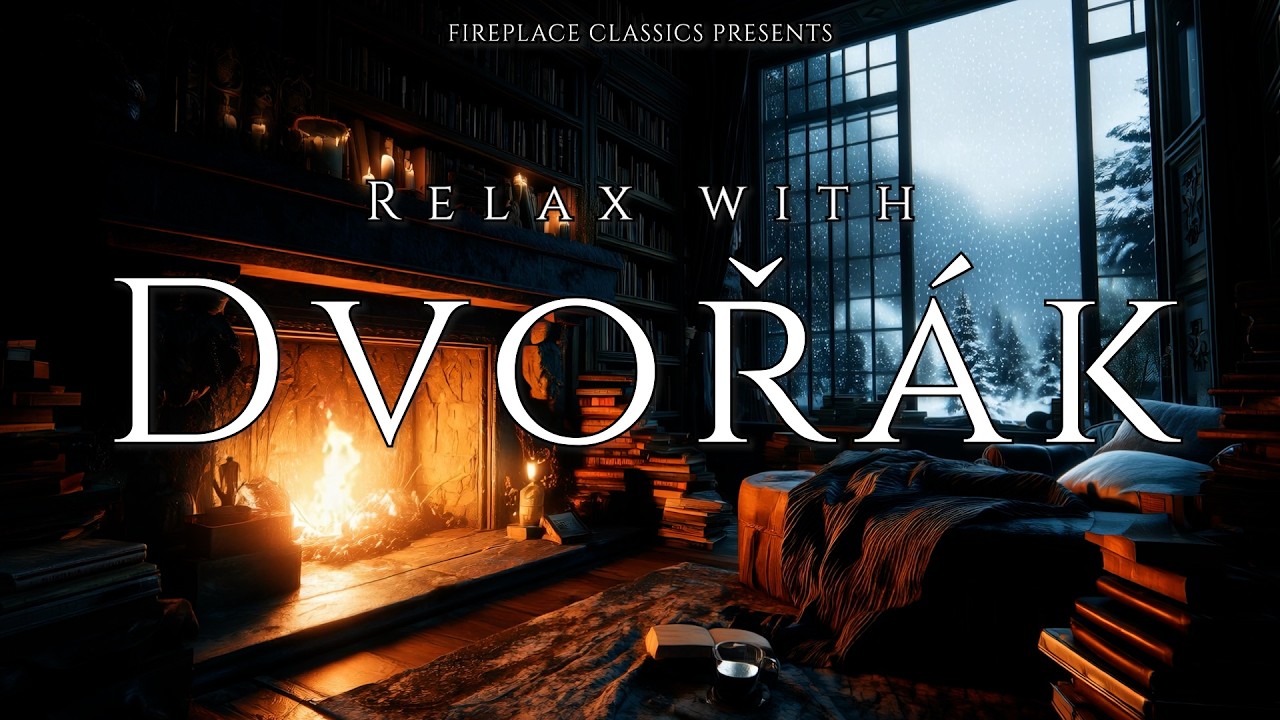 Relax with Dvořák | Cozy Classical Music by the Fireplace