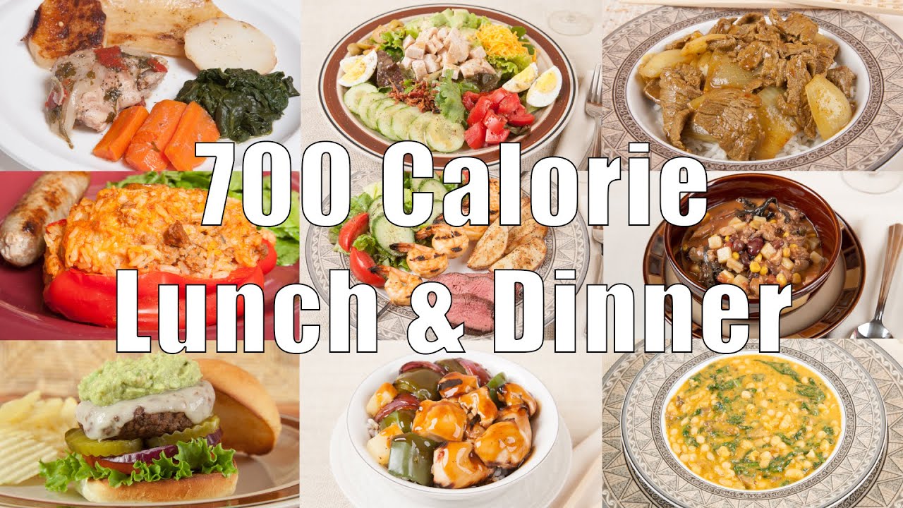 700 Calorie Lunches & Dinners (700 Calorie Meals) Dituro Productions -  Youtube
