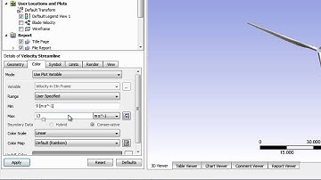 SimCafe: Wind Turbine Blade FSI (Part 1), Velocity Streamlines
