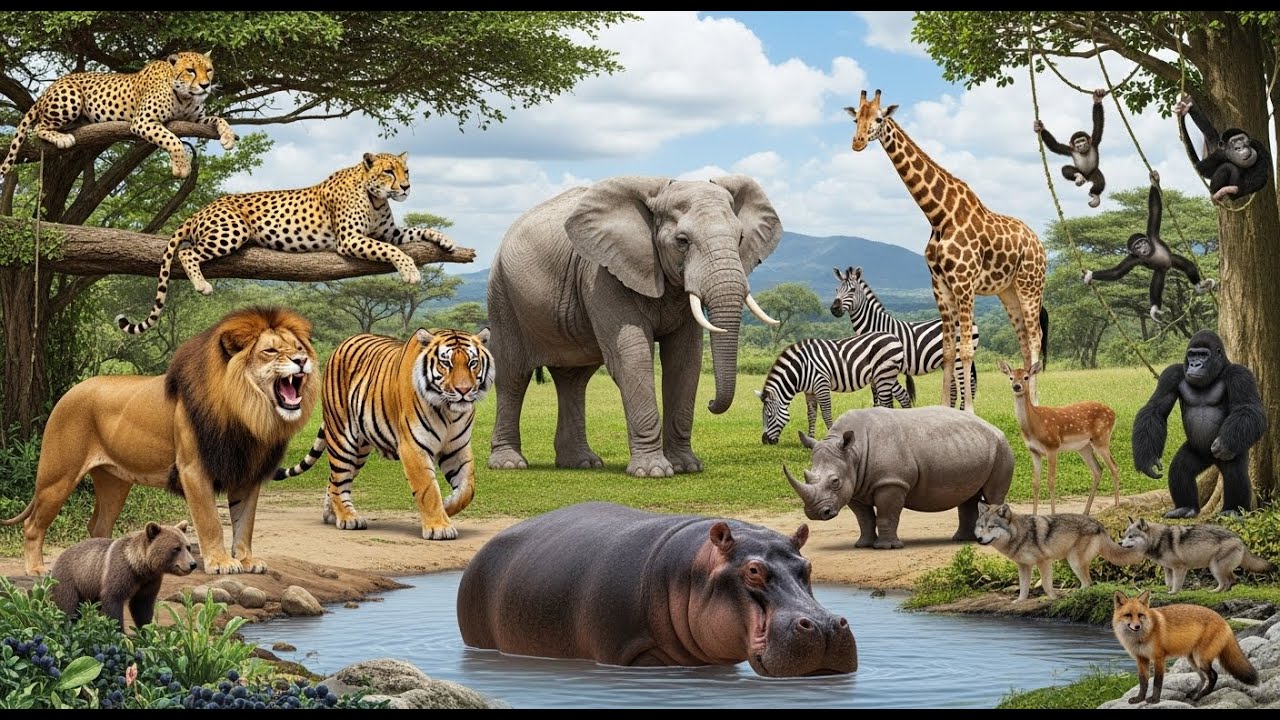 🌿🐿️ Soothing Wildlife | Quiet Nature & Peaceful Animals 🍃🌙