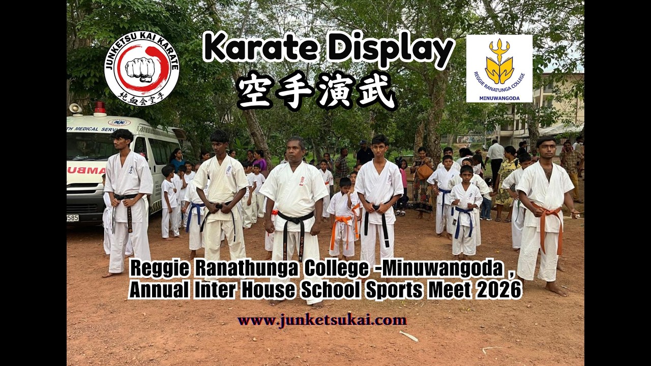 Karate Display at Reggie Ranathunga College, Minuwangoda Annual Inter ...