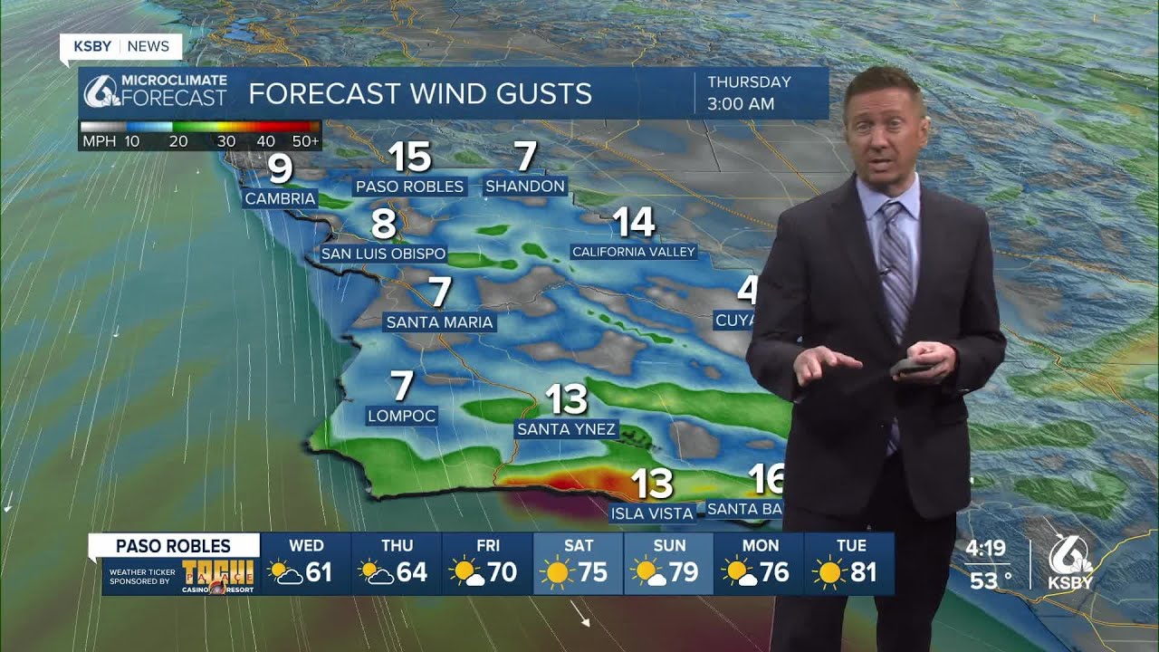 Unsettled weather moves by the weekend - YouTube
