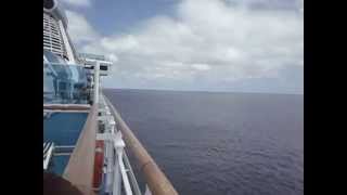 FA-18 Flyby over Ocean (Princess Cruises)