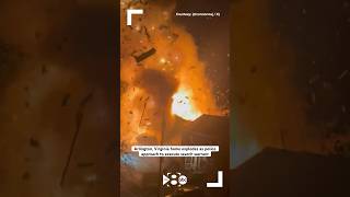 Arlington, Virginia home explodes as police approach to execute search warrant