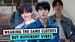 Very Cool, Bts Jin And Jun Ho 2 Pm Wearing The Same Clothes This Is What Makes It Different