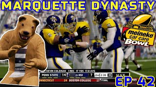 HOUSTON, WE HAVE A PROBLEM (BOWL WEEK)  NCAA 14 Marquette Golden Eagles Dynasty  Ep. 42