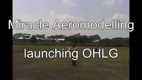 Launch Outdoor hand launched Glider OHLG