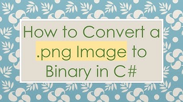 How to Convert a .png Image to Binary in C#