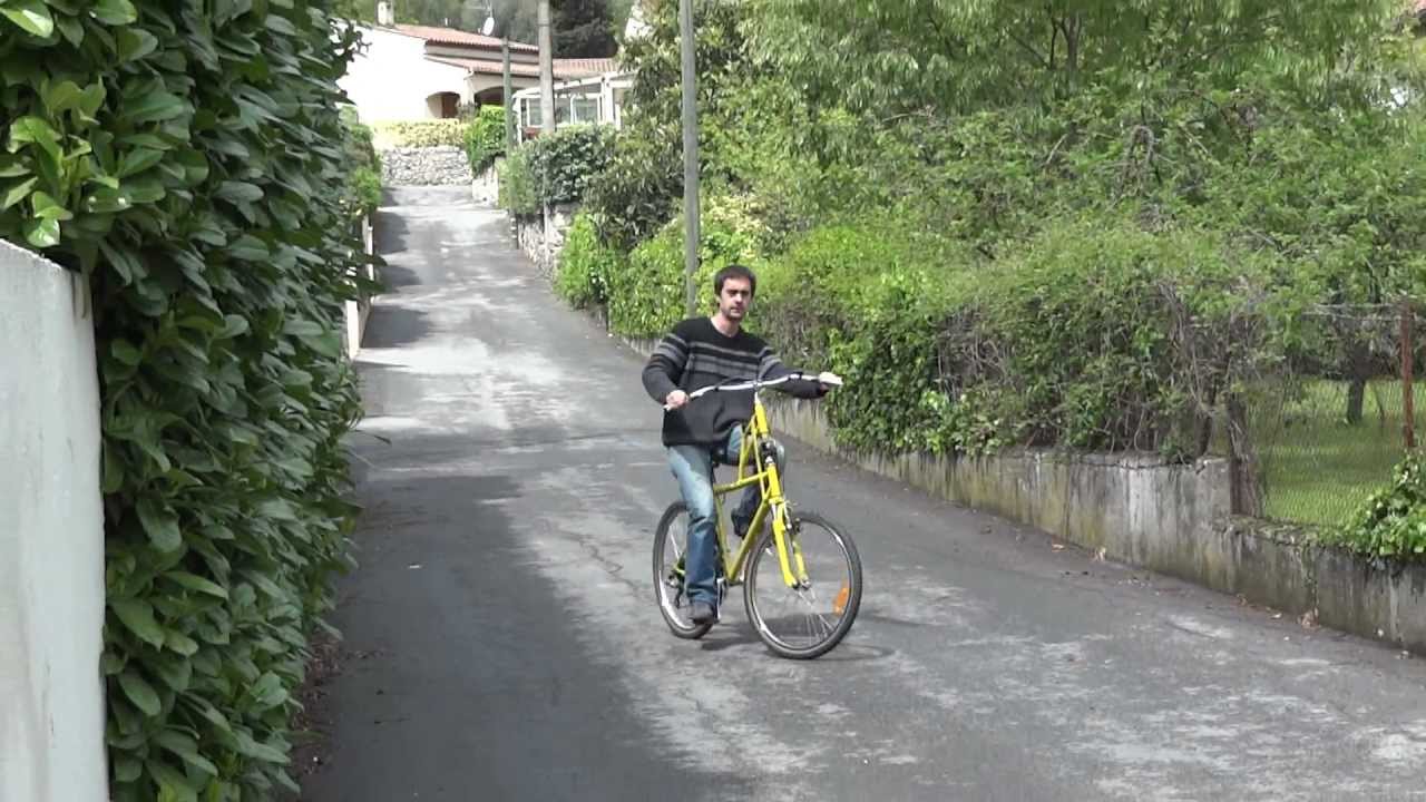 reverse steering bike