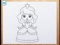 How to draw a Princess