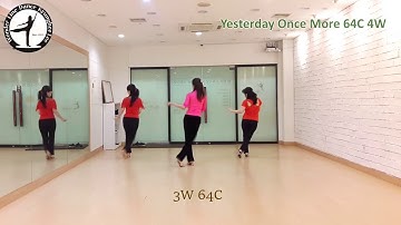 Yesterday Once More - Line Dance (Improver) Demo & Count