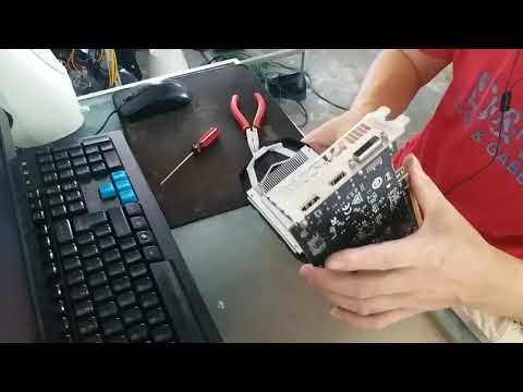Tháo vga không làm rách tem bảo hành