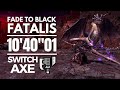 [MHWI] Fatalis 10'40"01 Switch Axe Solo - Fade to Black
