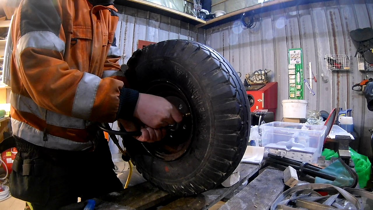 Replacing inner tube in old tire YouTube