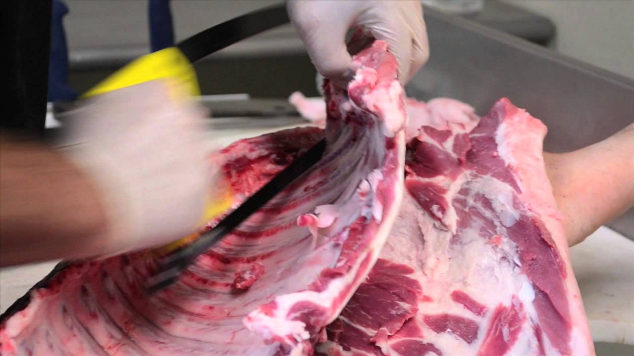 Breaking Down a Pig! At Jeffrey Miller Catering Company