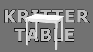 How to build | Ikea KRITTER Table Assembly| Put It Together