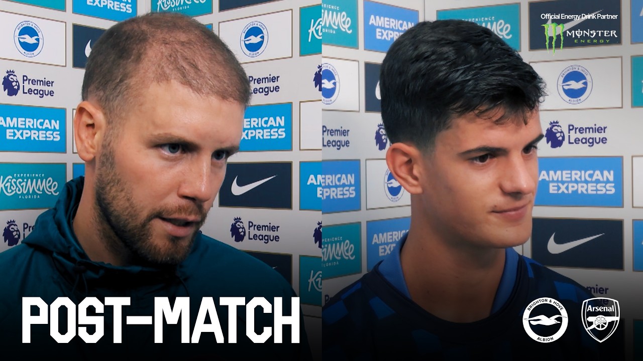 Hürzeler & Chema react to FLAWLESS win against the champions | Post-match v Arsenal  📺